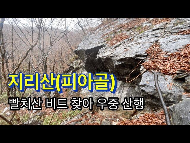 240120 / 지리산(피아골) / 빨치산 비트 찾아 우중 산행 / 직전마을-표고막터-삼홍소-구계포교-구계폭포-피아골대피소-구계폭포-구계포교-삼홍소-구례군당트-삼홍소-직전마을 /