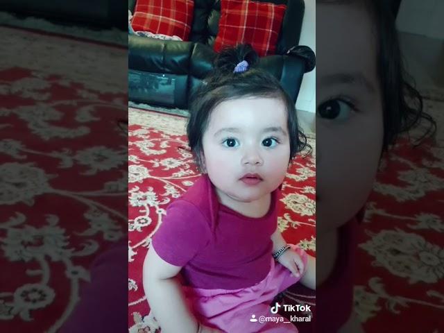 Cute baby girl #2020 # lockdown