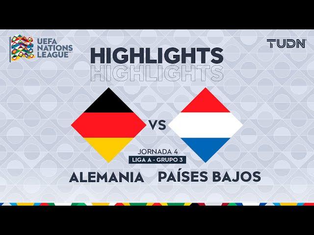 HIGHLIGHTS - Alemania vs Holanda | UEFA Nations League 2024 | TUDN