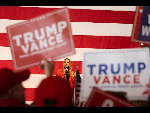 RNC Co-Chair Lara Trump speaks at the Spirit of Va rally