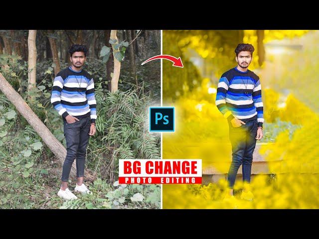 Background Change Photo Editing in Photoshop 7.0 - Educative Bikash