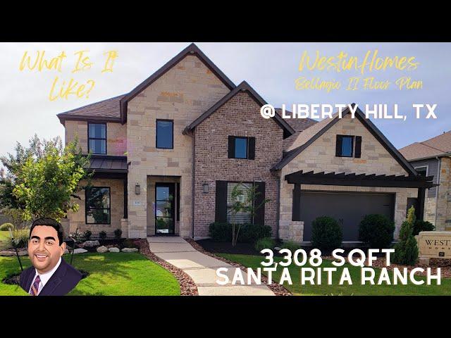 Discover This New Home | Westin Homes Santa Rita Ranch 60' | 3,308 SqFt New Build | Liberty Hill, TX