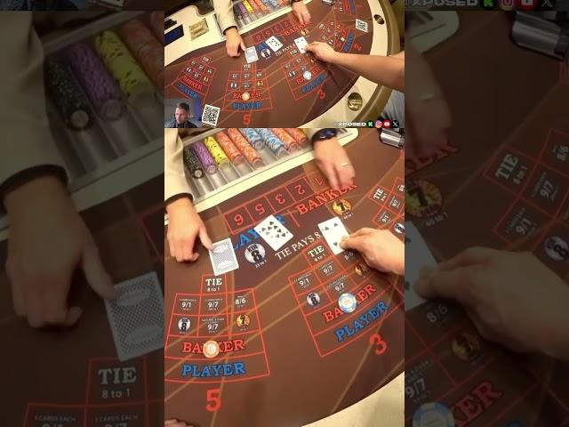 Xposed $50,000 Loss Player Dragon Bonus Beats Banker High Limit Baccarat #reaction