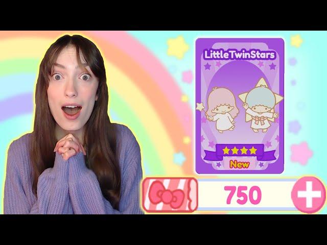 Little Twin Stars 750 Gacha Tix Opening! | Roblox My Hello Kitty Cafe Kiki and Lala Update | Riivv3r