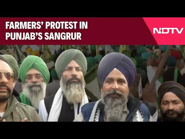 Farmers Protest | Farmers’ Organisations Hold Protest At Khanauri Border In Punjab’s Sangrur