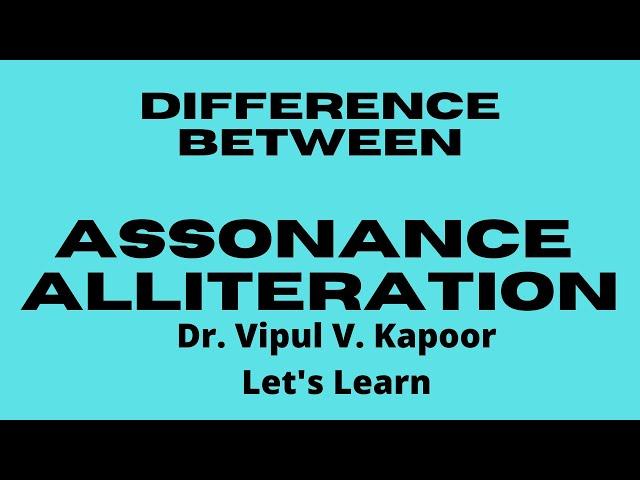 Assonance & Alliteration Examples & Explanation II Figures of Speech II Poetic Devices II BA BS Eng.