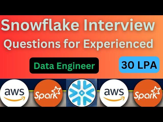 Snowflake Interview Questions and Answers for experienced - Data Engineer || SQL || scenario based