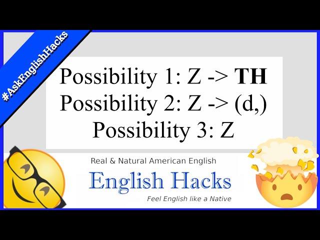 3 Different Ways to Pronounce "is the" like a Native! | Z to TH Deepdive | #AskEnglishHacks