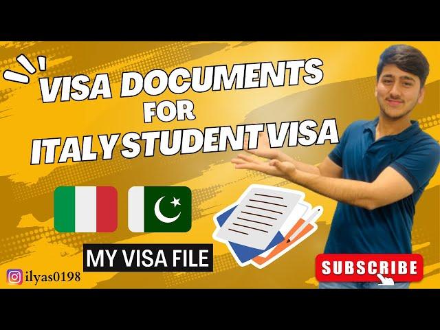 Visa documents for Italy student Visa | Dov | Cimea | Visa | explained