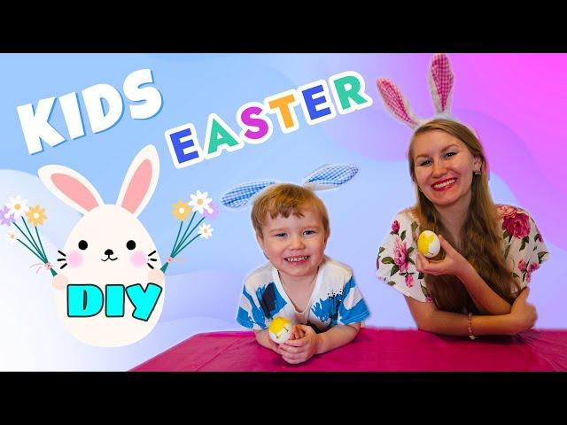 Easter Egg Coloring DIY Ideas for Kids with Baby Vova