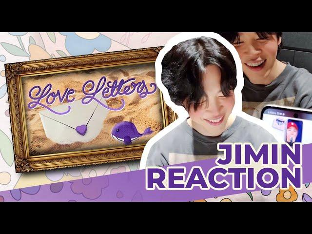 BTS' Jimin reacts to "Love Letters" Official MV (ARMYs Song For BTS 2023)