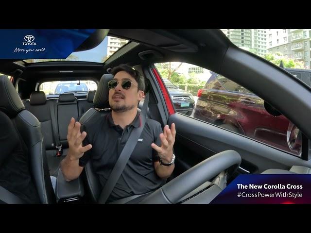 Marlon Stockinger Exudes Confidence and Style with the New Toyota Corolla Cross!