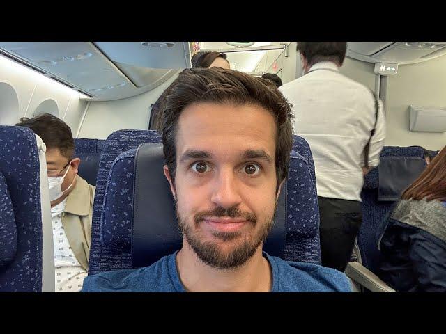 Eating fish on an airplane? (travel day vlog)