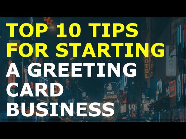 How to Start a Greeting Card Business | Free Greeting Card Business Plan Template Included