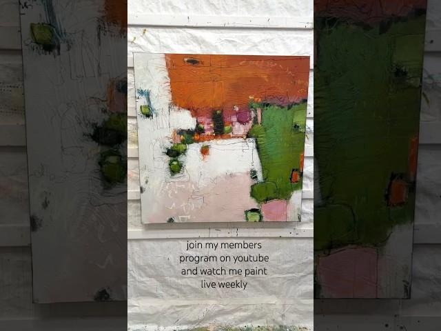 WATCH ME PAINT Come paint with me online abstract art Lori Mirabelli  #abstractart #arttstudio #art
