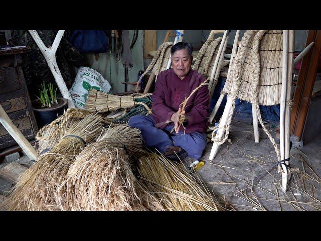 150 years tradition! Process of making a Korean A-frame carrier. The only Korean backpack craftsman