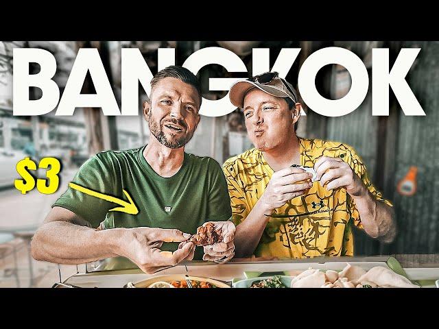 $3 Bangkok STREET FOOD Challenge  (Skytrain Edition)