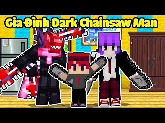 HACHI ĐƯỢC GIA ĐÌNH DARK CHAINSAW MAN NHẬN NUÔI TRONG MINECRAFT*HACHI GIA ĐÌNH DARK CHAINSAW MAN*