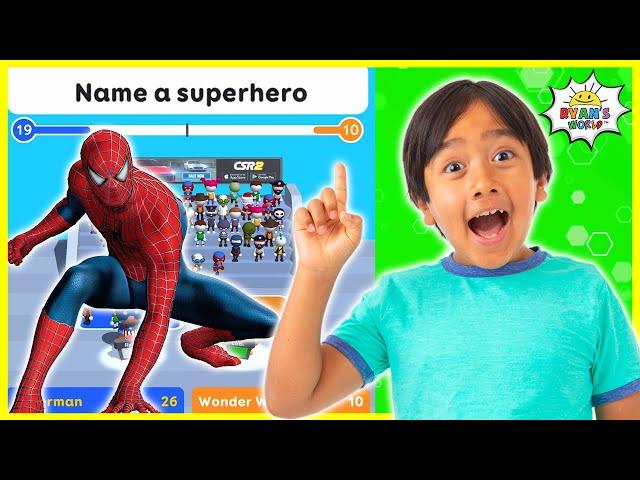 Ryan plays Guess the TOP Answers games for kids!