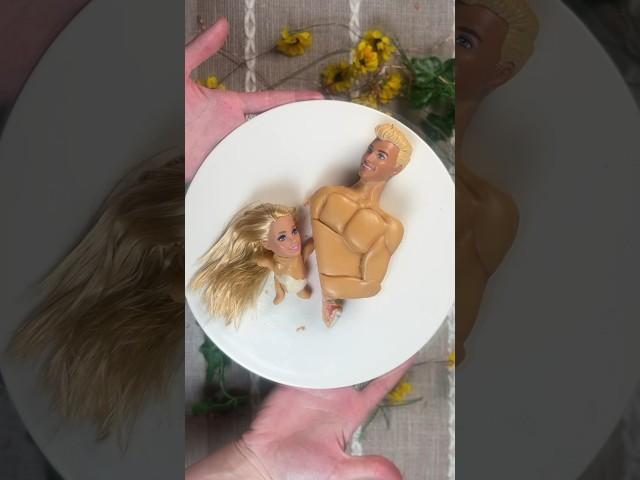 babe wake up new Barbie trailer dropped  (buff Barbie and pregnant Ken) #barbie #cake #shorts