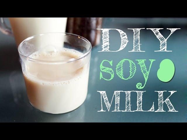 How To Make Soy Milk Easily At Home (with just 2 ingredients!) for drinking AND for making tofu!