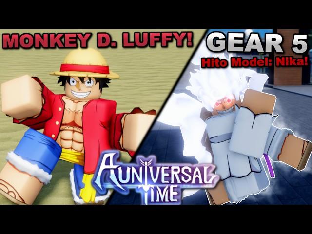 I Became Gear 5 Luffy (Sun God Nika Fruit) In Roblox A Universal Time... Here's What Happened!