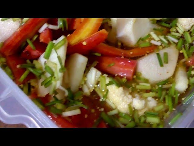 Traditional Sindhi Aachaar/سنڌي آچارVegetables pickle/how to make/recipe/Urdu/Sindhi