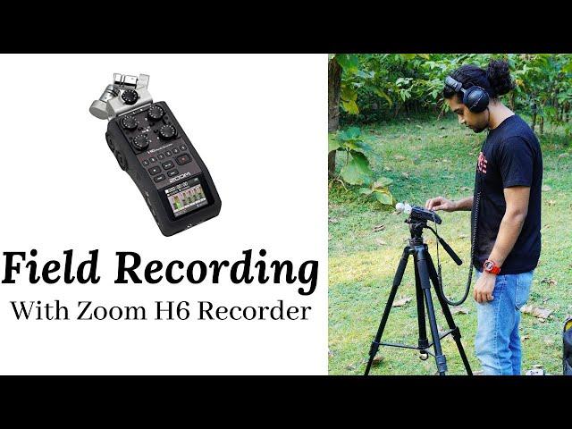 Field Recording with ZOOM H6 Handy Recorder | Recording Forest Ambience & Birds | With Audio Samples