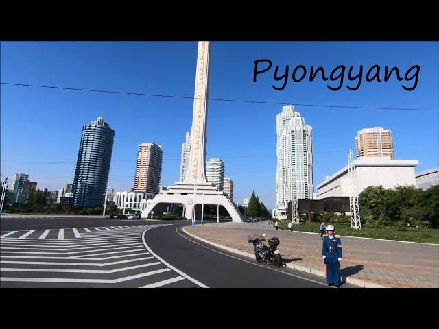 Driving in NORTH KOREA - Pyongyang