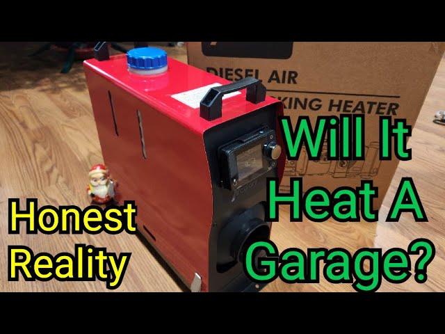 8k BTU Diesel Heater In Garage.