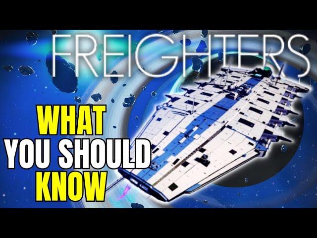 EVERYTHING You Need To Know About FREIGHTERS In No Mans Sky 2023!!