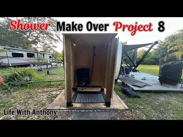 Life With Anthony | Outdoor Shower Make Over Project 8