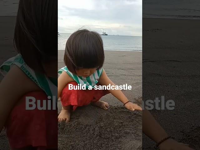 Building sandcastle