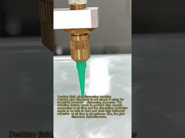 Desktop fluid, glue dispensing machine