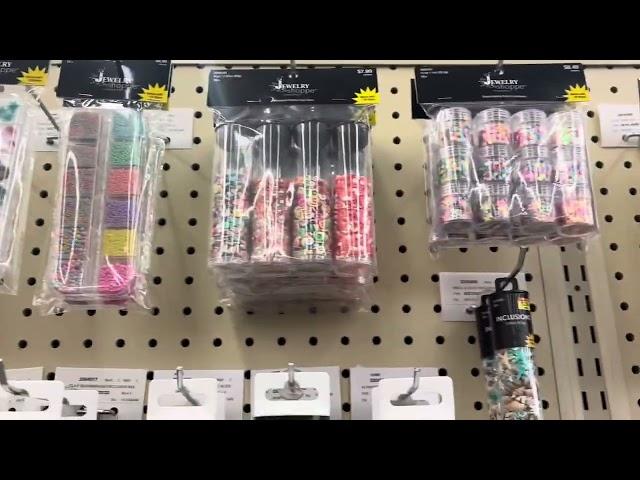 @hobbylobby walk through Storage, beads, resin & nail supply