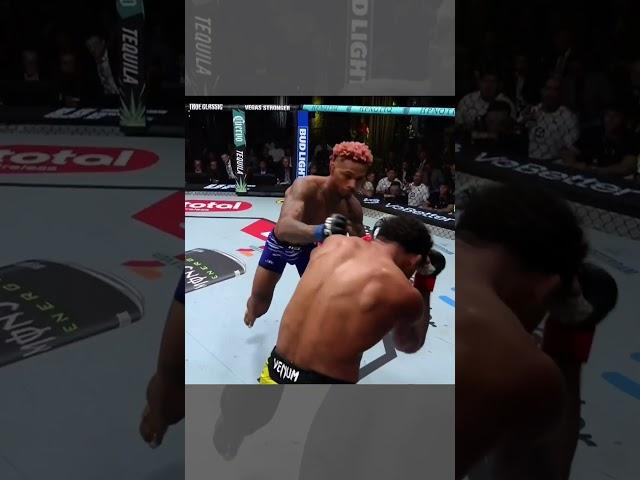 #Michael #Morales #vs #Gilbert #Burns #ufc #main #card #fight #tko #night #punches #punched #knockou