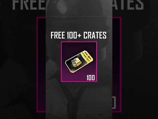 FREE 100 Premium Crates  #shorts