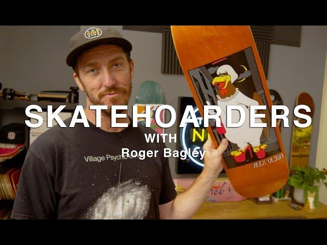 Rare skateboard memorabilia at The Nine Club | SkateHoarders | Roger Bagley | Season 2 Episode 1