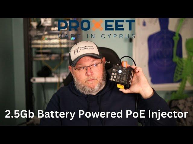 2 5Gb battery powered PoE injector - iBLOCK by Proxeet