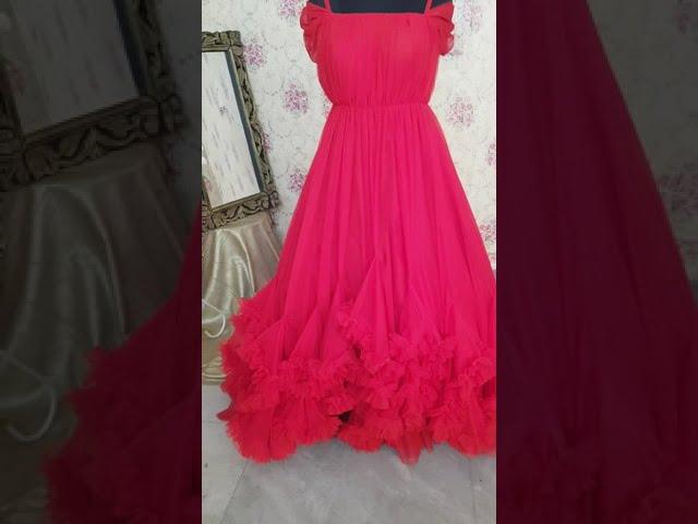 his Off-the-shoulder Spaghetti Strapped Red Gown is where ELEGANCE MEETS CLASS!