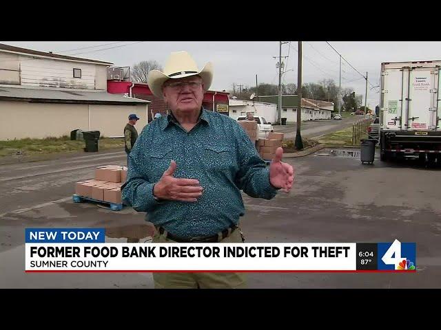 Former food bank director indicted for theft