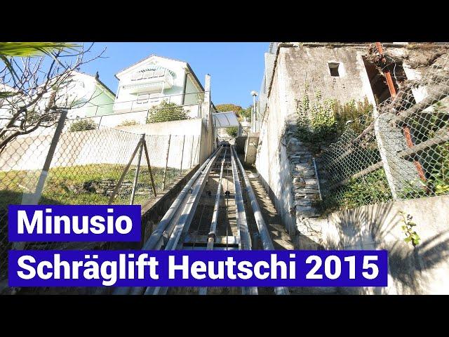 Ehemaliger Streiff Selbstfahrer - von Heutschi im Jahr 2015 umgebaut - kleine Standseilbahn Tessin