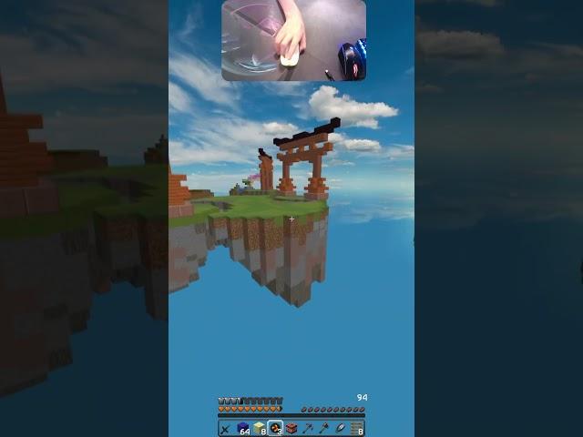 It was so clean that he raged #minecraft #bedwars #hypixel #pvp #shorts #viralvideo