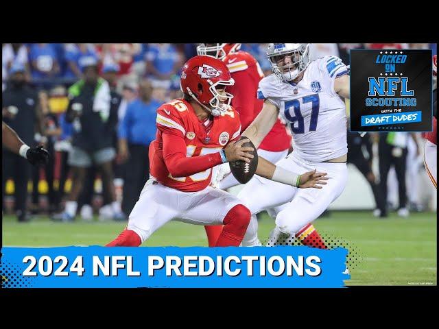 2024 NFL Season Predictions: playoff seeding, awards, top-5 NFL Draft order and more!