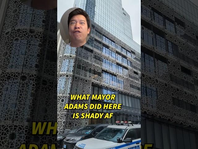 What Mayor Adams did here is shady af