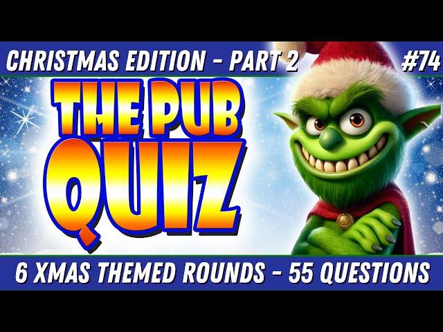 55 TRIVIA PUB QUIZ Questions For You To Unwrap This Christmas!