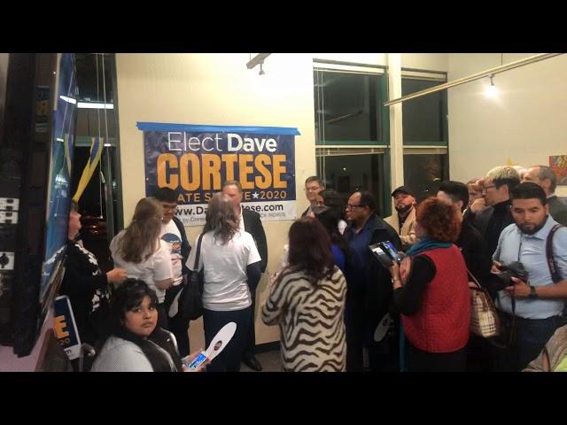Dave Cortese Thanks Voters