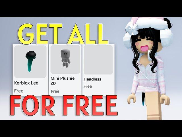 HURRY! GET FREE HEADLESS & KORBLOX + CUTE MINI AVATAR 2024