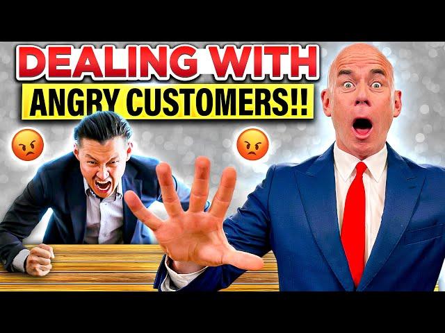 17 WAYS to DEAL WITH AN ANGRY CUSTOMER! (Customer Service Skills Training!)