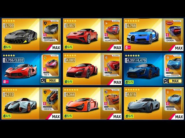 ALL ORIGINAL CLASS S CARS! [ASPHALT LEGENDS UNITE]